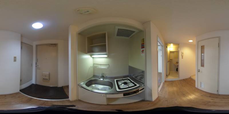 パノラマ画像キッチン