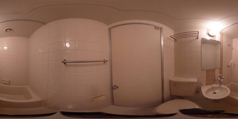 パノラマ画像バスルーム