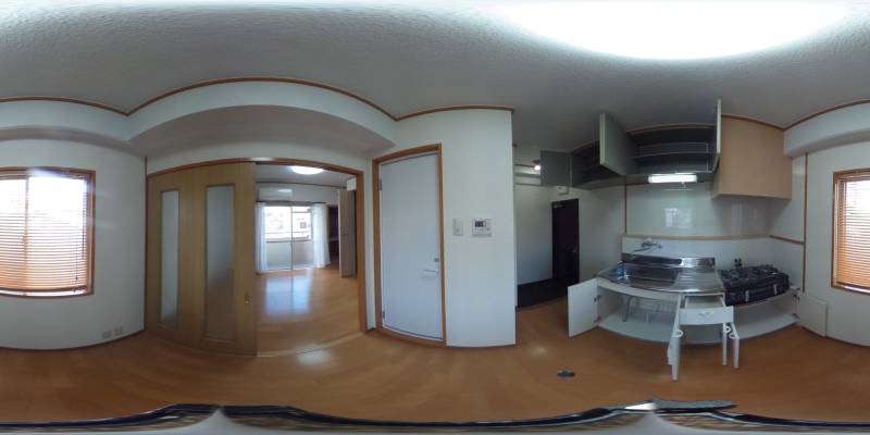 パノラマ画像キッチン