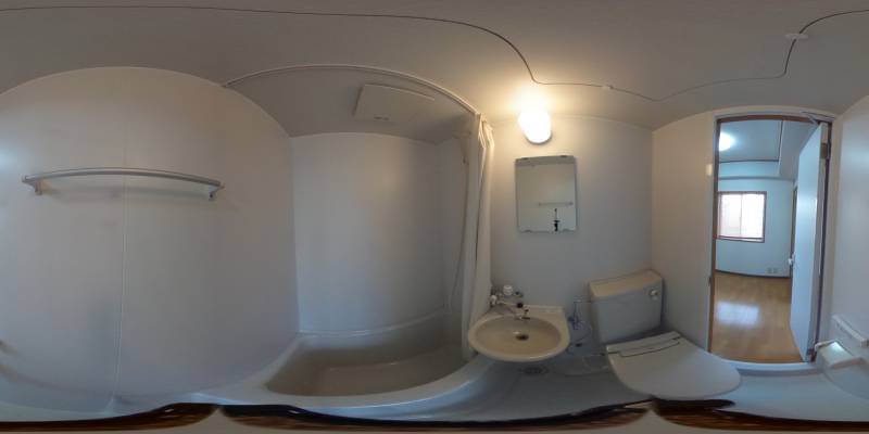 パノラマ画像バスルーム