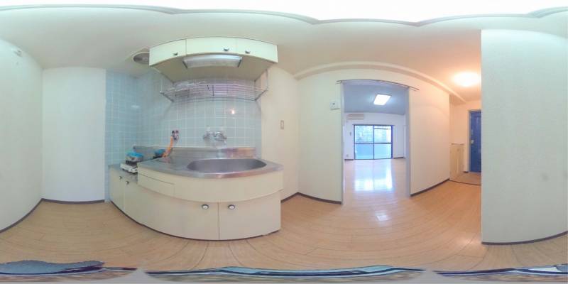 パノラマ画像キッチン