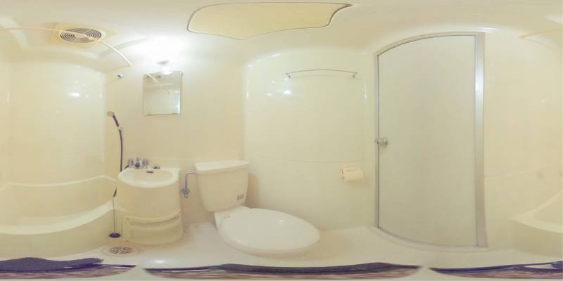 パノラマ画像バスルーム