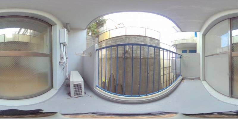 パノラマ画像バルコニー