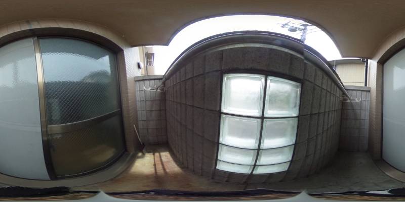 パノラマ画像バルコニー