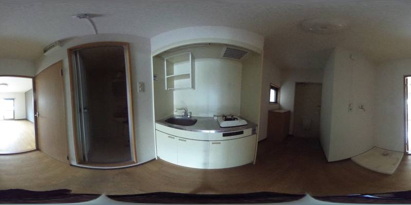 パノラマ画像キッチン