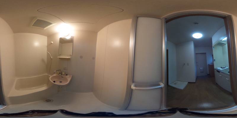 パノラマ画像バスルーム