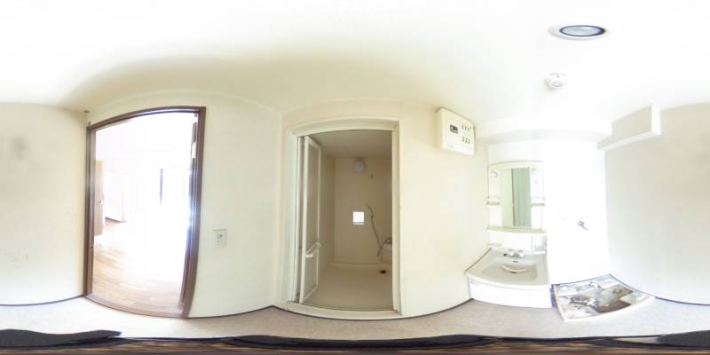 パノラマ画像洗面所