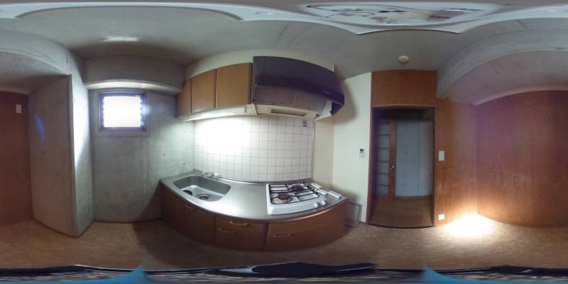 パノラマ画像キッチン