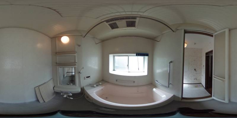 パノラマ画像バスルーム