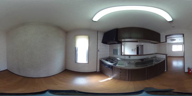 パノラマ画像キッチン
