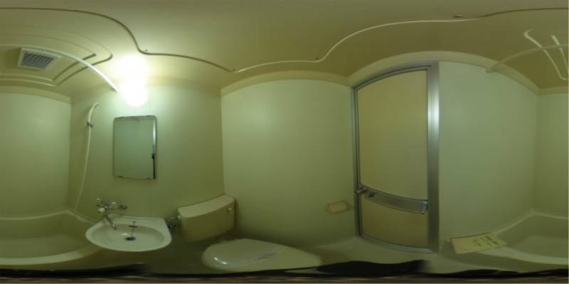 パノラマ画像バスルーム