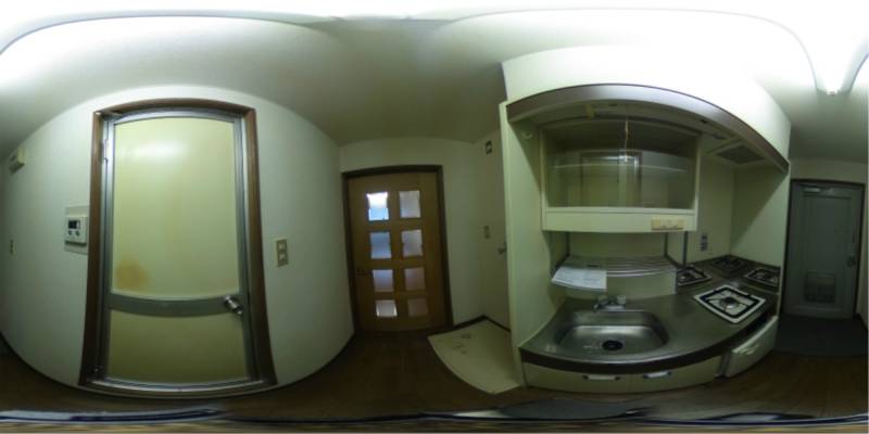 パノラマ画像キッチン