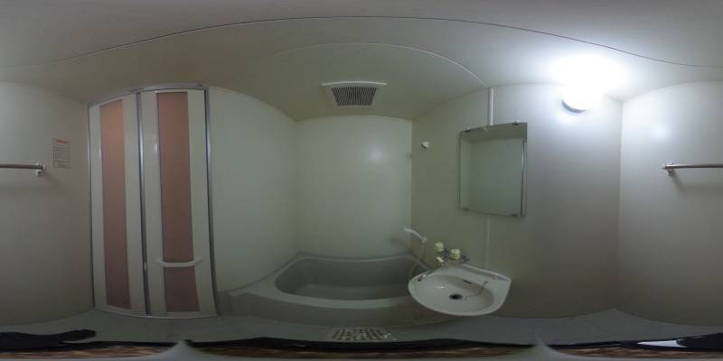 パノラマ画像バスルーム