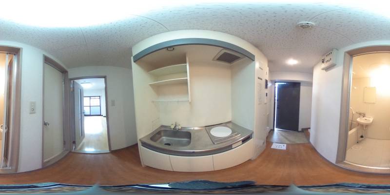 パノラマ画像キッチン