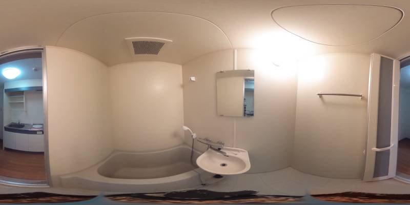 パノラマ画像バスルーム