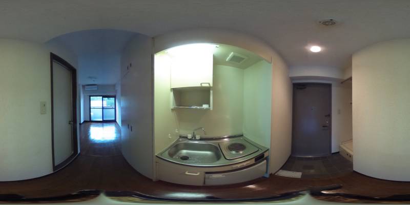 パノラマ画像キッチン