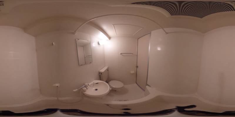 パノラマ画像バスルーム