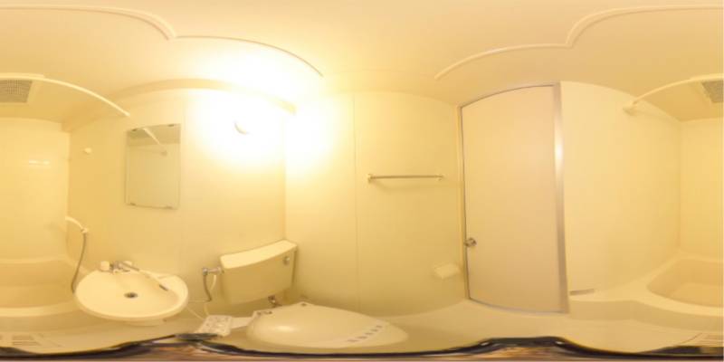 パノラマ画像バスルーム