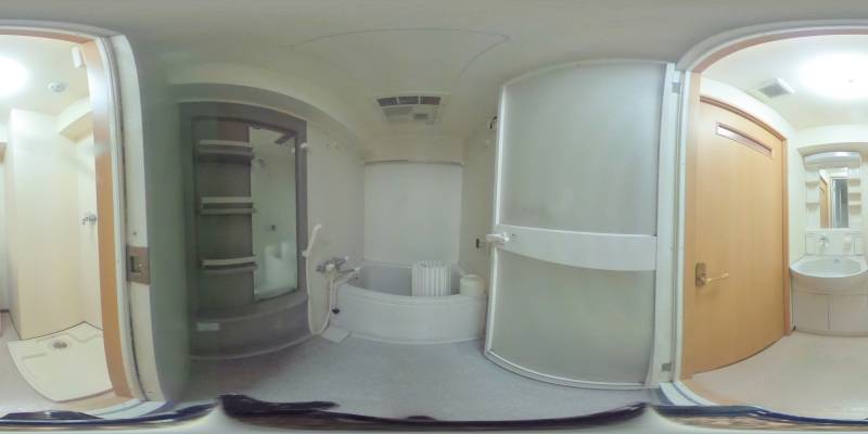 パノラマ画像バスルーム