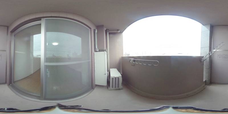 パノラマ画像バルコニー