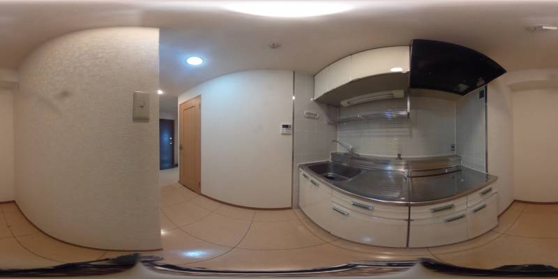 パノラマ画像キッチン