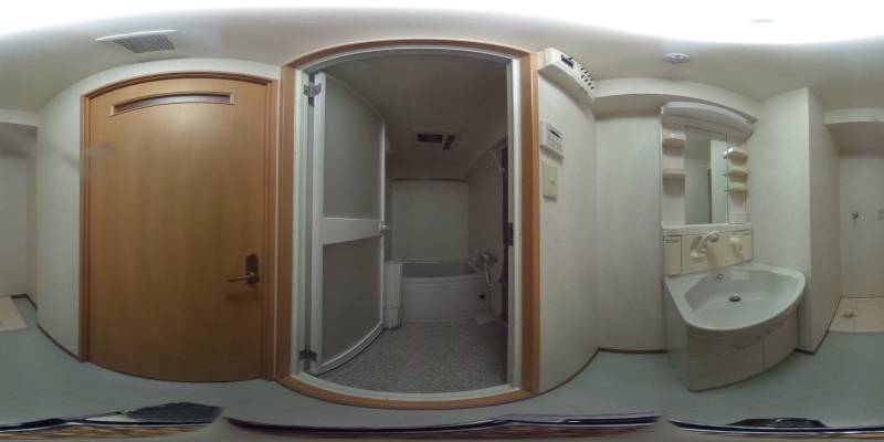 パノラマ画像バスルーム