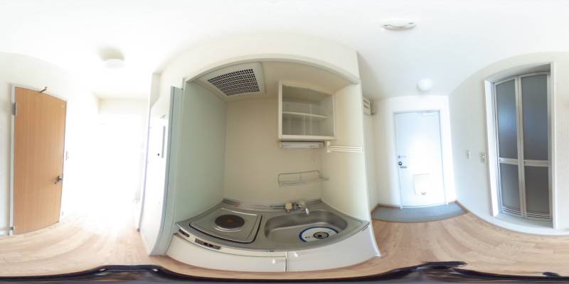 パノラマ画像キッチン