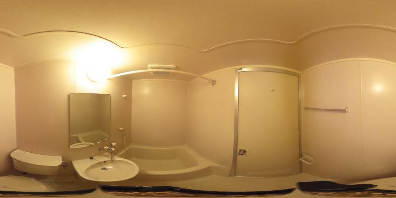 パノラマ画像バスルーム