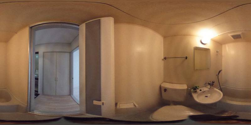 パノラマ画像バスルーム