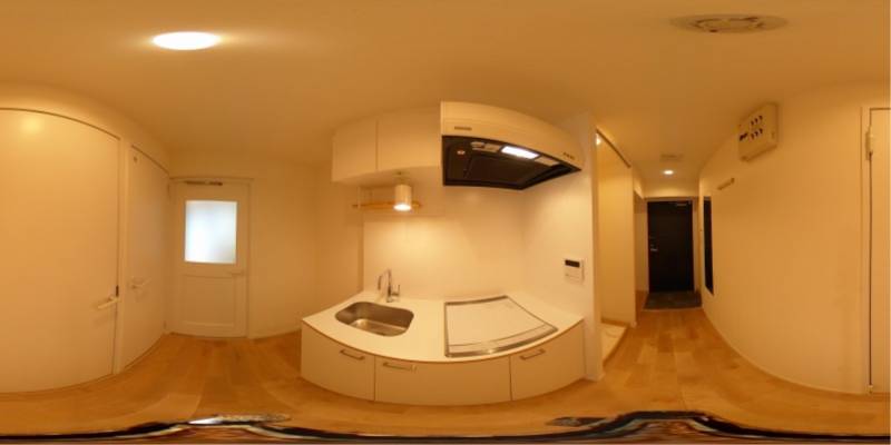 パノラマ画像キッチン