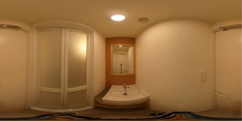 パノラマ画像洗面所