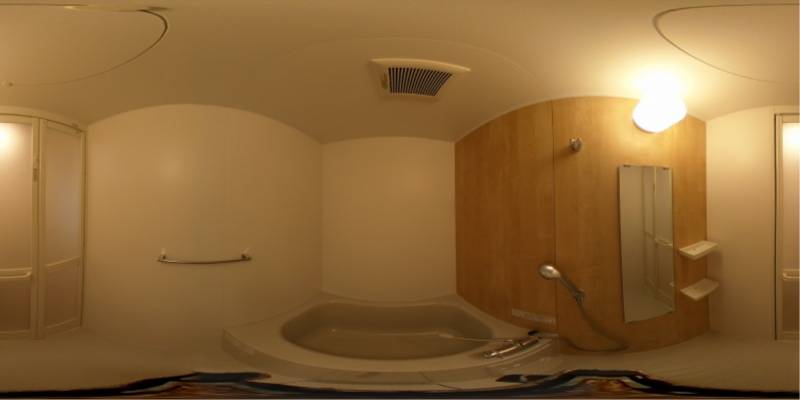 パノラマ画像バスルーム