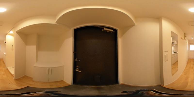 パノラマ画像玄関