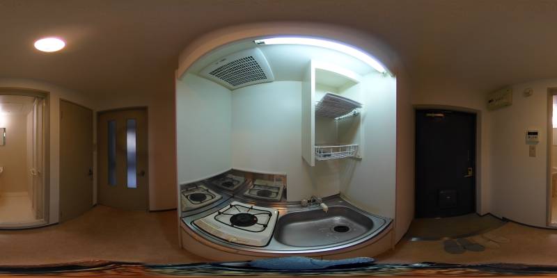 パノラマ画像キッチン