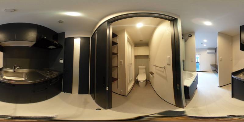 パノラマ画像キッチン