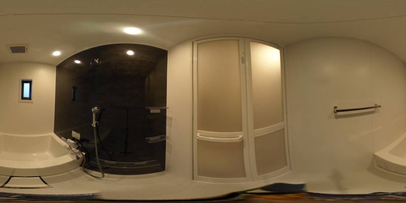 パノラマ画像バスルーム