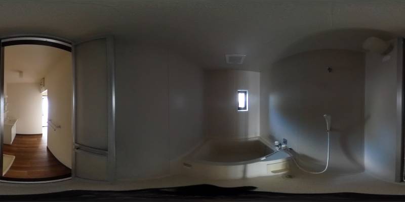パノラマ画像バスルーム