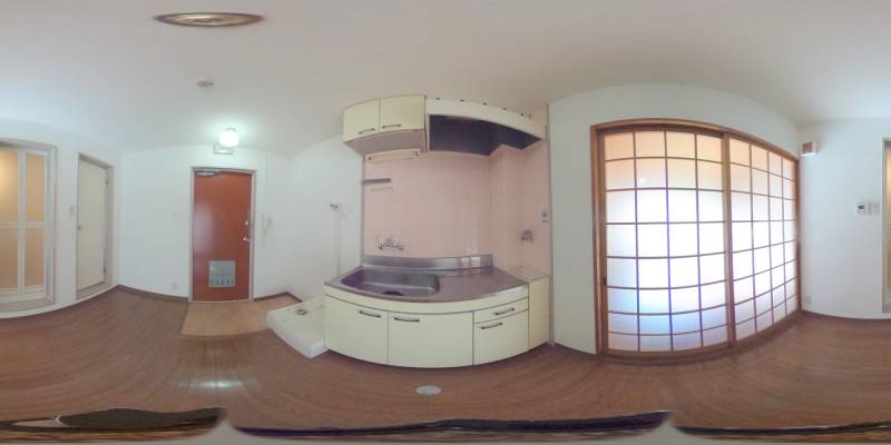 パノラマ画像キッチン