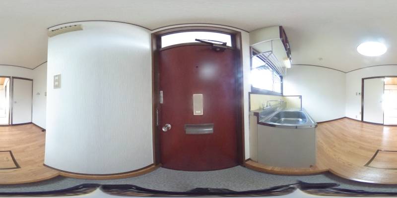 パノラマ画像玄関