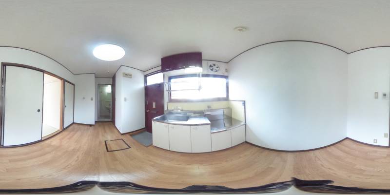 パノラマ画像キッチン