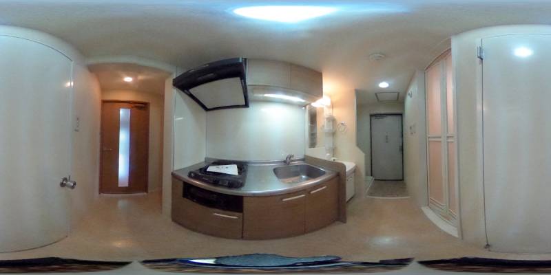 パノラマ画像キッチン