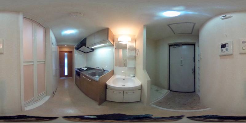 パノラマ画像洗面所