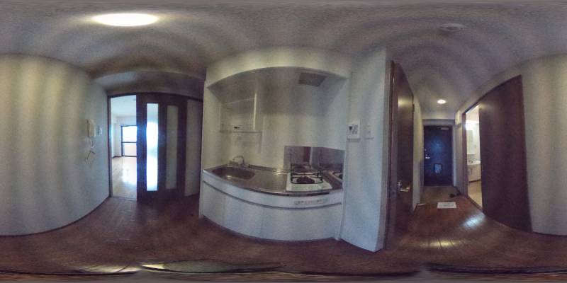 パノラマ画像キッチン