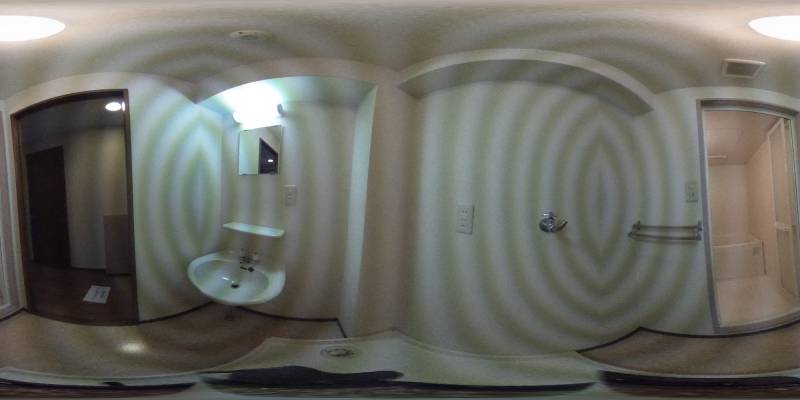 パノラマ画像バスルーム