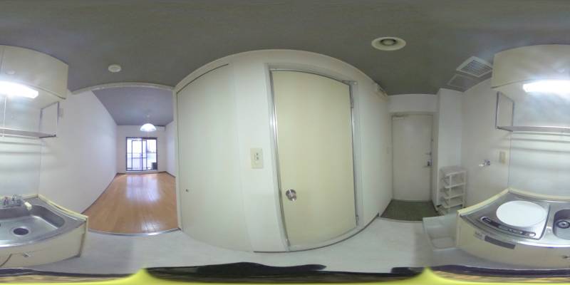 パノラマ画像キッチン