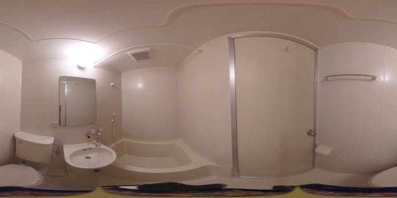 パノラマ画像バスルーム