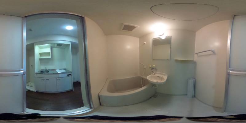 パノラマ画像バスルーム
