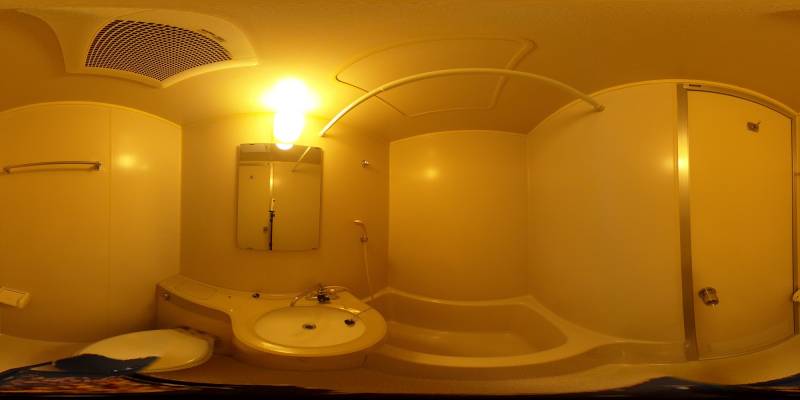 パノラマ画像バスルーム