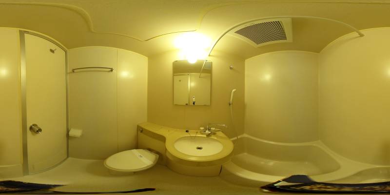 パノラマ画像バスルーム