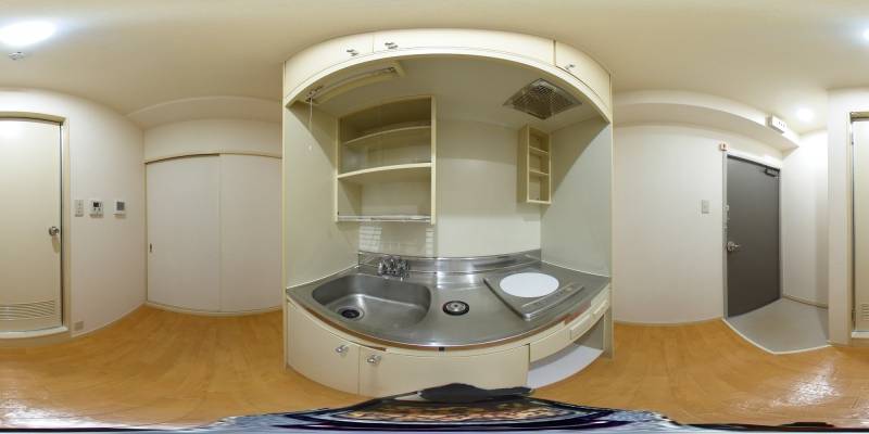 パノラマ画像キッチン